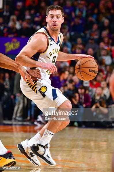 T J Mcconnell Of The Indiana Pacers Drives To The Basket During The