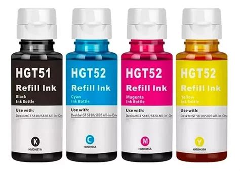 Kit Tintas Compatible Con Hp Gt Gt Meses