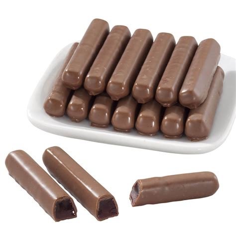 Milk Chocolate Sticks Chocolate Covered Jelly Candy