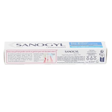 Sanogyl Soin Bi Fluor Dentifrice Pr Vention Caries Hygi Ne Bucco Dentaire