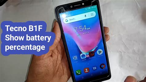 How To Show Battery Percentage Tecno B1F Phone YouTube