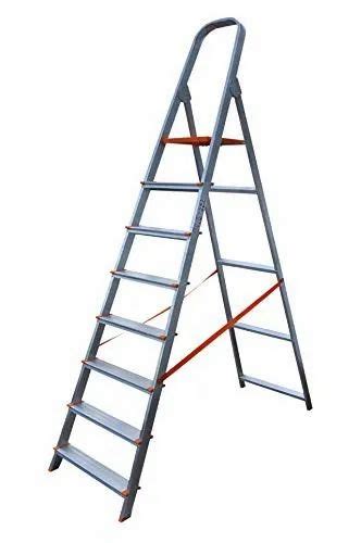 8 Step Aluminium Folding Ladder At 4200 Piece New Mallepally Laxmi