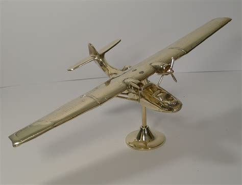 World War 2 Raf Catalina Aircraft Model In Brass C.1941 | 732612 | www ...