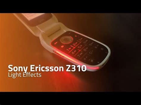 Sony Ericsson Z310i Light Effects YouTube