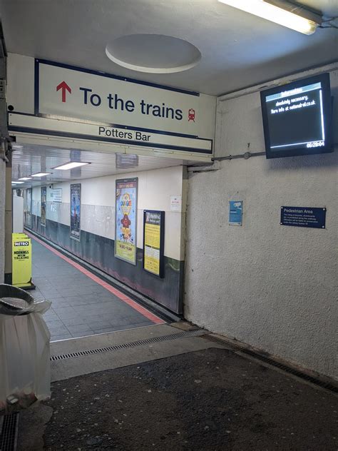 Entrance To The Subway From Car Park At Potters Bar Statio Flickr