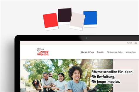 Website für neu gegründetete gemeinnützige Stiftung