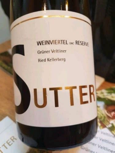 Sutter Reserve Grüner Veltliner Ried Kellerberg Vivino US