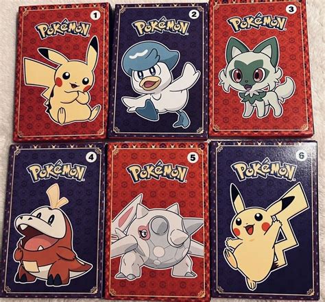 Mcdonald S Pokemon Match Battle Cards Tcg Happy Meal