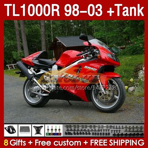 Tank Fairings For Suzuki Red Glossy Tl Tl R R Srad