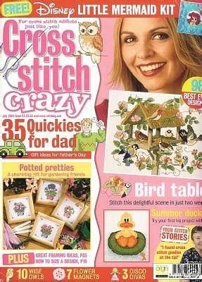 The Cover Of Cross Stitch Crazy Magazine