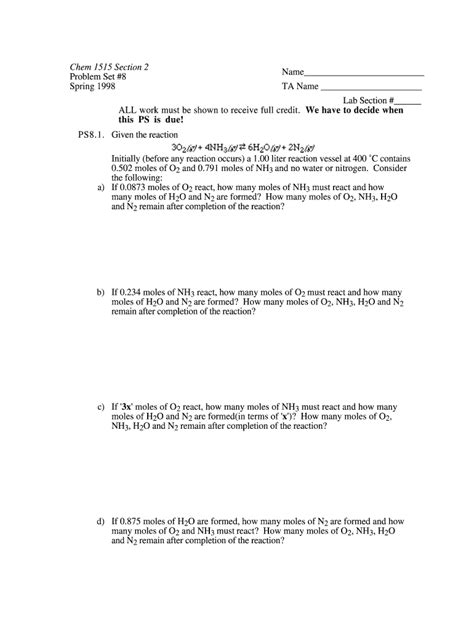 Fillable Online Genchem Chem Okstate Chem Section Test Page