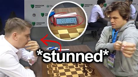 When Magnus Carlsen Arrived Minutes Late For A Minute Game Youtube