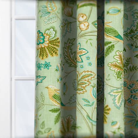 Chanterelle Mint Curtain