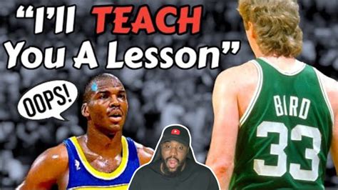 Lebron Fan Reacts To The Best Larry Bird Vs Arrogant Showboat Story