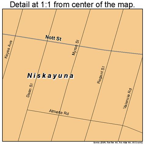 Niskayuna New York Street Map 3651275