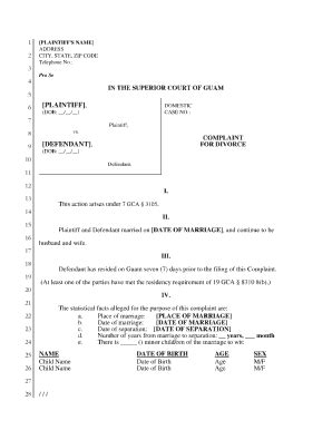 Drafting A Complaint Template Complete With Ease AirSlate SignNow