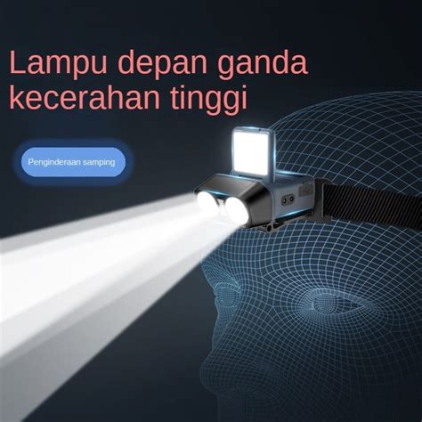 Jual Lampu Induksi Pintar Dua Kepala Led Cahaya Kuat Tahan Lama Untuk