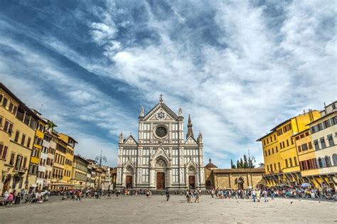 Premium Photo | Santa croce square in florence