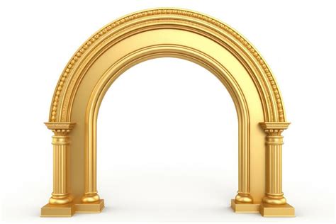 Arch Gold Arch Architecture Premium Photo Illustration Rawpixel