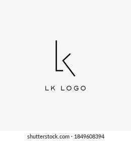 Lk Logo Design Vector Illustration Stock Vector (Royalty Free) 1849608394 | Shutterstock