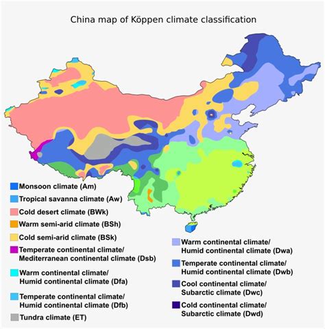 World Map China Köppen Climate Classification Map Of - North Asia Map ...