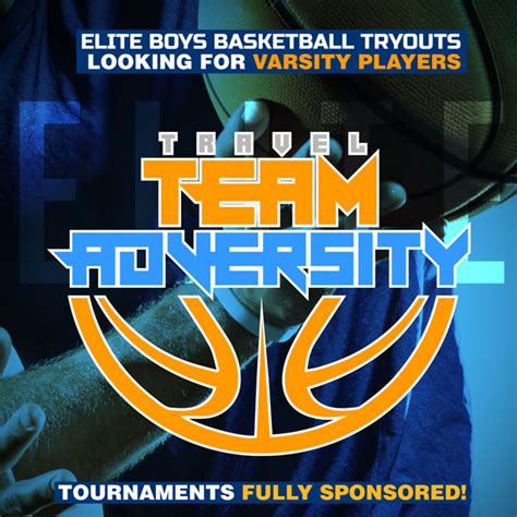 TRYOUTS FOR SPONSORED ELITE BOYS TEAM TONIGHT