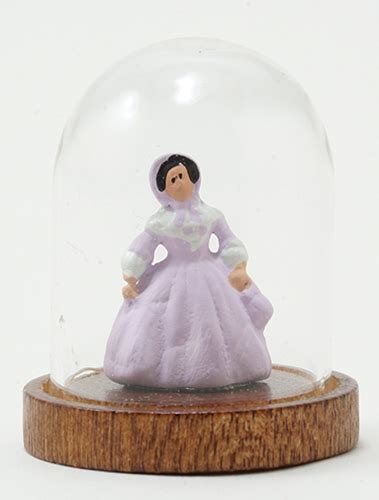 Cb094 Figurine Under Glass Dome 1 Piece Assorted Colors