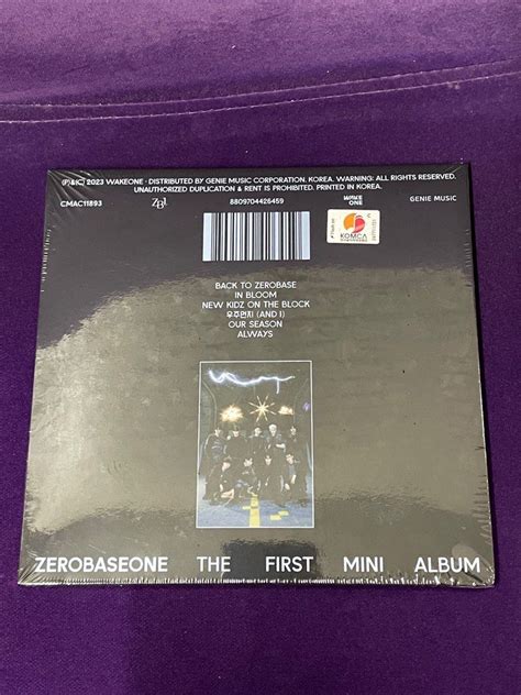 現貨未拆zerobaseone zb1 youth in the shade digipack 金地雄個人封面 興趣及遊戲 音樂樂器