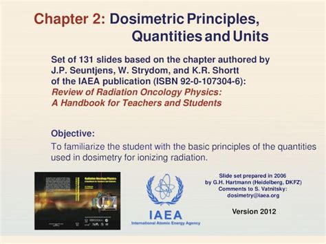 PDF Chapter 2 Dosimetric Principles Quantities And Units DOKUMEN TIPS