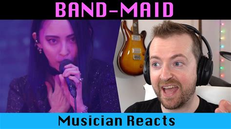 Musician Reacts To BAND MAID Manners Black Hole Live YouTube