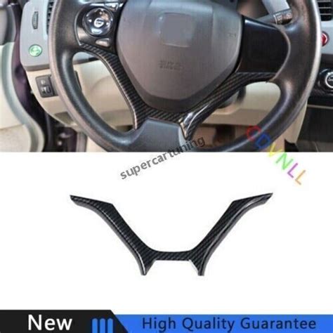 For Honda Civic Th Carbon Fiber Car Steering Wheel Panel