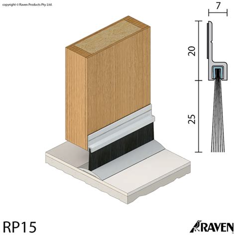 Raven Brush Strip Rp X Mm Bottom Seals Lsc Complete Security