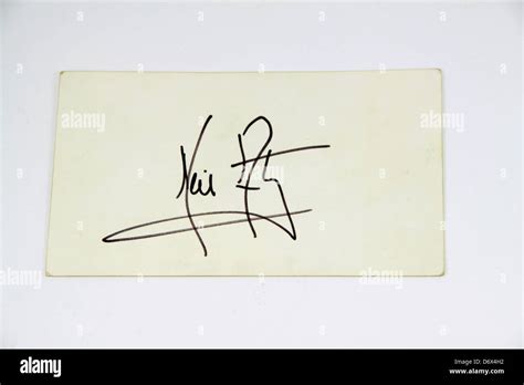 Autograph signature of Col Neil Armstrong Stock Photo - Alamy