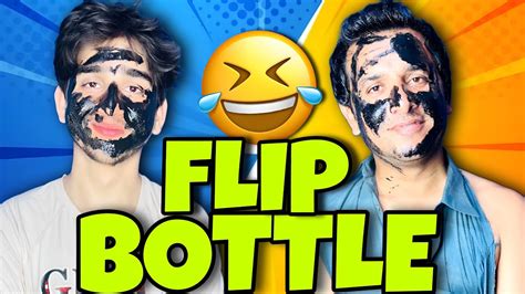 Bottle Flip Challenge 😂 Hard Punishment 😳 Youtube