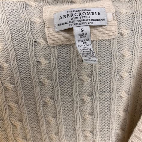 Abercrombie Fitch Cable Knit Sweater Depop