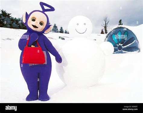 Teletubbies Tinky Winky With Handbag And The Snow Tubby 1996 C