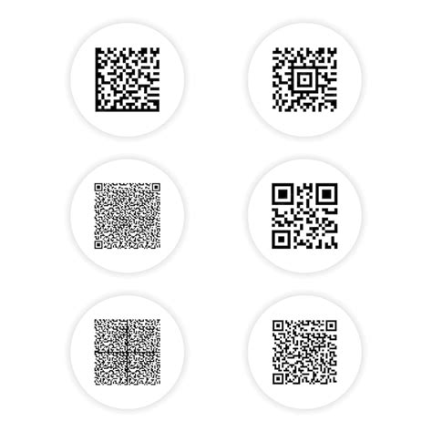 Premium Vector | Barcode sticker set vector