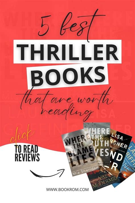 5 thriller books to read if you love high suspense – Artofit