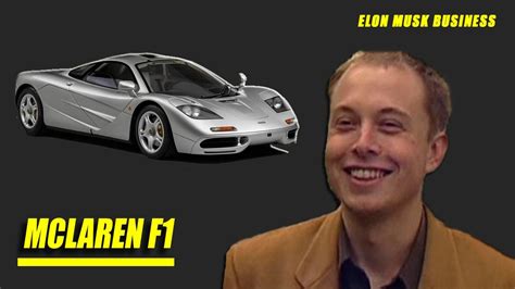 Elon Musk And His McLaren F1 YouTube