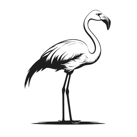 Premium Vector Flamingo Silhouette Vector Illustration