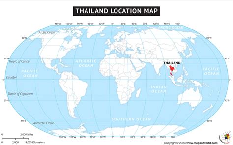 Thailand World Map Location - Allyce Maitilde