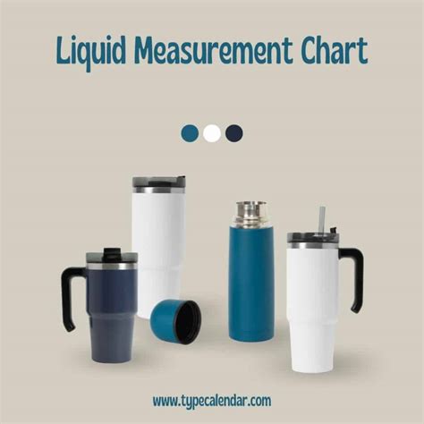 Printable Liquid Measurement Chart Templates - Free Charts