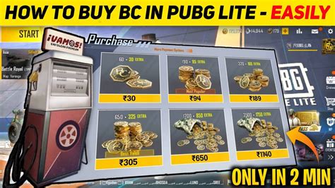 PUBG Lite Me BC Kaise Purchase Kare How To Buy BC In Pubg Lite 2023