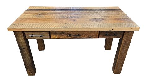 Barnwood Foreman's Desk — EZ Mountain Rustic Furniture