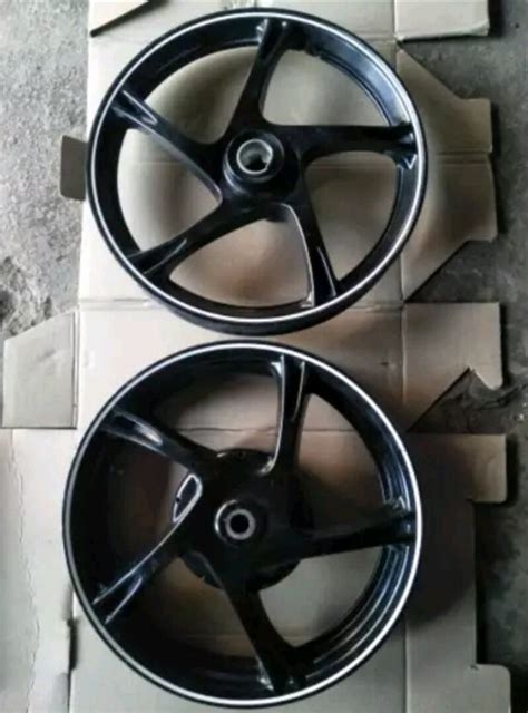 Velg Depan Belakang Xeon Karbu Xeon Injeksi Original Copotan Lazada