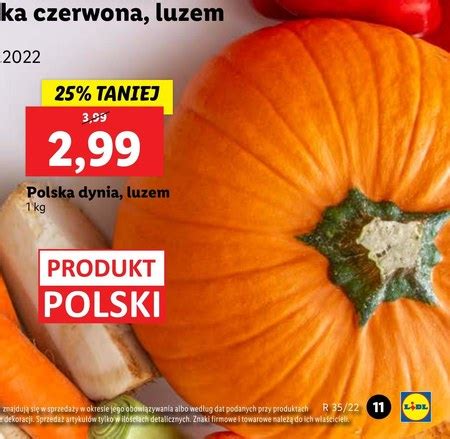 Dynia Ryneczek Lidla Taniej Promocja Lidl Ding Pl