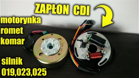 Zapłon CDI do motorynki 019 023 od Rakso WSKi już pomalowane