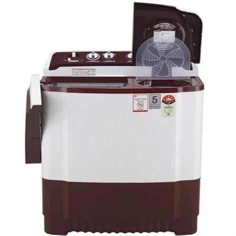 P8030sraz Lg 8 Kg 5 Star Semi Automatic Top Loading Washing Machine Burgundy At Rs 14000 In