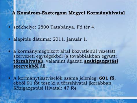 Ppt A Kom Rom Esztergom Megyei Korm Nyhivatal Szervezeti