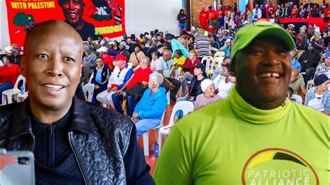 EFF President Julius Malema Vs Patriotic Alliance President Gayton